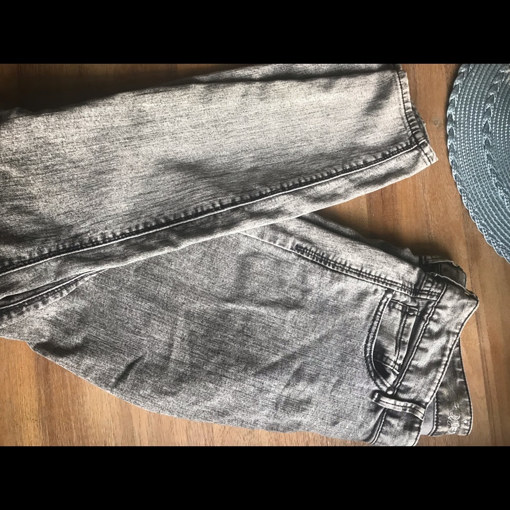 Express Zelda slim fit ultra low rise jeans